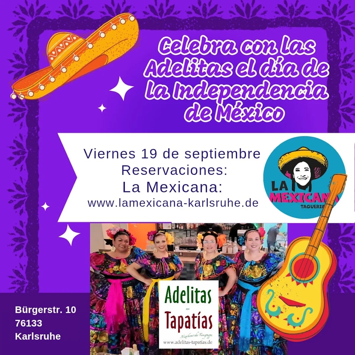 Veranstaltungsflyer von lamexicana